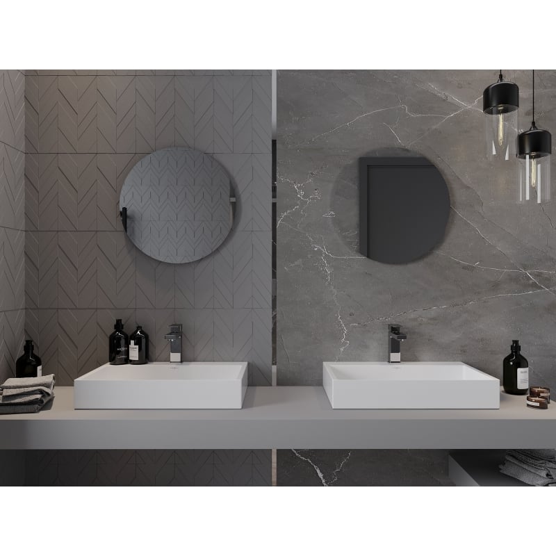 Mexen Alto runder Badezimmerspiegel 50 cm - 9853-050-050-000-00