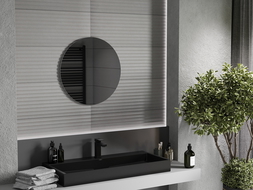 Mexen Alto espejo de baño redondo de 60 cm - 9853-060-060-000-00