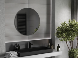 Mexen Alto rundes Badezimmerglas 80 cm - 9853-080-080-000-00