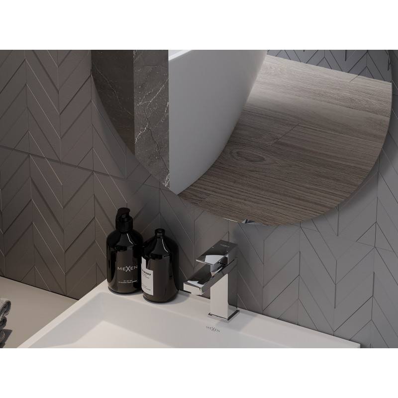 Mexen Alto ümmargune vannitoa peegel 80 cm - 9853-080-080-000-00
