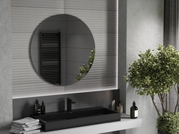 Mexen Alto rundes Badezimmerglas 90 cm - 9853-090-090-000-00