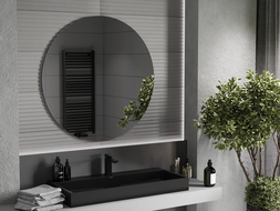 Mexen Alto espelho de casa de banho redondo 100 cm - 9853-100-100-000-00