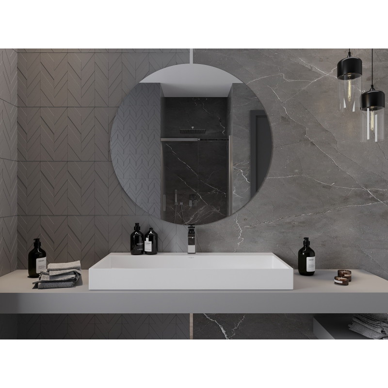 Mexen Alto round bathroom mirror 100 cm - 9853-100-100-000-00