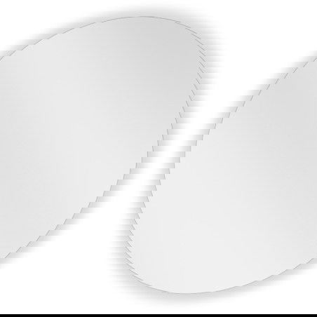 Mexen Alto lucido specchio da bagno rotondo 50 cm - 9853-050-050-000-00