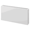 Mexen Flat CF33 radiateur plat 400 x 1600 mm, raccordement latéral, 2530 W, blanc - W433F-040-160-00