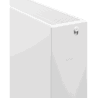 Mexen Flat CF33 radiateur plat 400 x 1600 mm, raccordement latéral, 2530 W, blanc - W433F-040-160-00