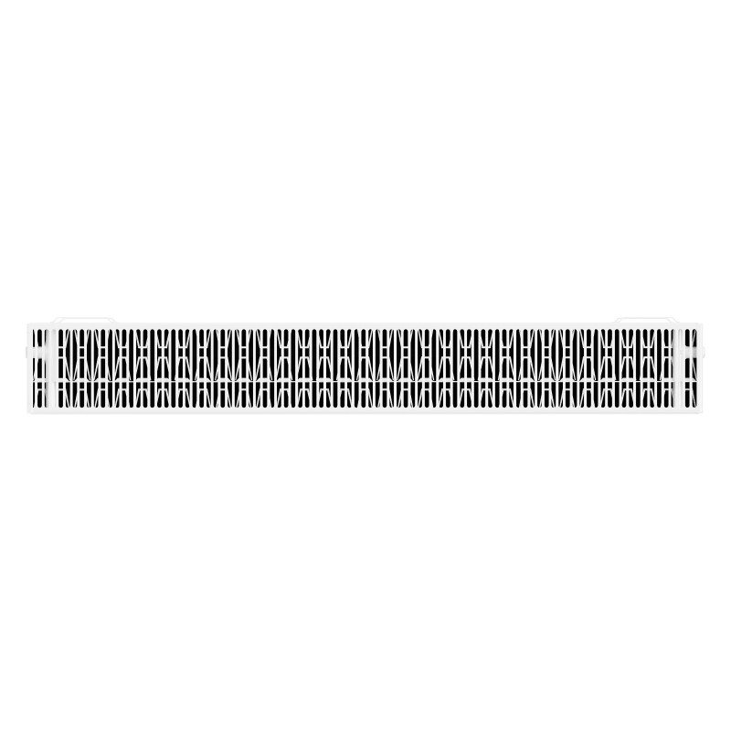 Mexen CF33 Flat paneelradiator 500 x 600 mm, zij aansluiting, 1140 W, wit - W433F-050-060-00