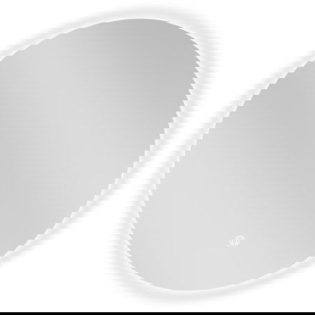Mexen Erg miroir de salle de bain éclairé, rond 50 cm, LED 6000K, antibuée - 9823-050-050-611-00