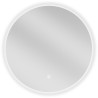 Mexen Erg miroir de salle de bains éclairé, rond 50 cm, LED 6000K, anti-buée - 9823-050-050-611-00