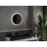 Mexen Erg miroir de salle de bains éclairé, rond 50 cm, LED 6000K, anti-buée - 9823-050-050-611-00