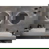 Mexen Erg beleuchteter Badezimmerspiegel, rund 60 cm, LED 6000K, Antibeschlag - 9823-060-060-611-00