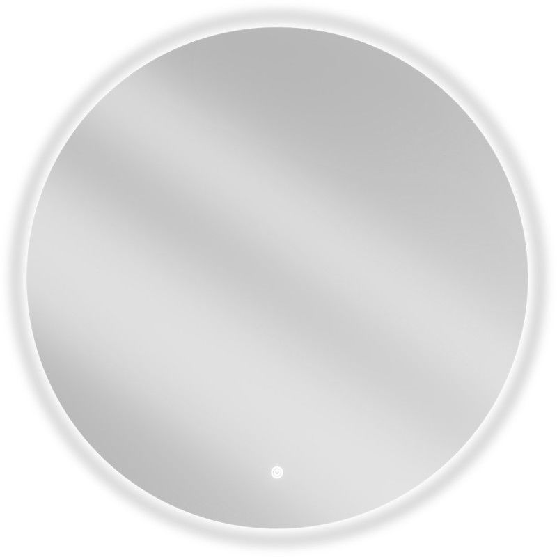 Mexen Erg beleuchteter Badezimmerspiegel, rund 80 cm, LED 6000K, Antibeschlag - 9823-080-080-611-00