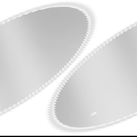 Mexen Erg beliicht Buedzëmmer Spigel, ronn 80 cm, LED 6000K, antigoff - 9823-080-080-611-00