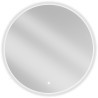 Mexen Erg verlicht ronde badkamerspiegel, 80 cm, LED 6000K, antivermist - 9823-080-080-611-00