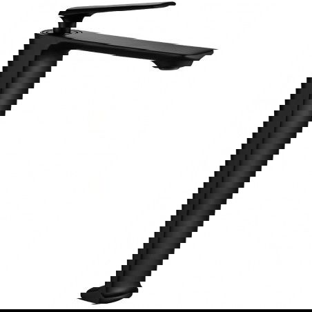 Mexen Ares grifo alto para lavabo, negro - 744110-70