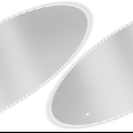 Mexen Erg kopalno kopalno ogledalo, okroglo 100 cm, LED 6000K, proti kondenzu - 9823-100-100-611-00