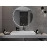 Mexen Erg miroir de salle de bain éclairé, rond 100 cm, LED 6000K, anti-buée - 9823-100-100-611-00