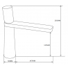Mexen Nox valamusegisti, kroom - 744200-00