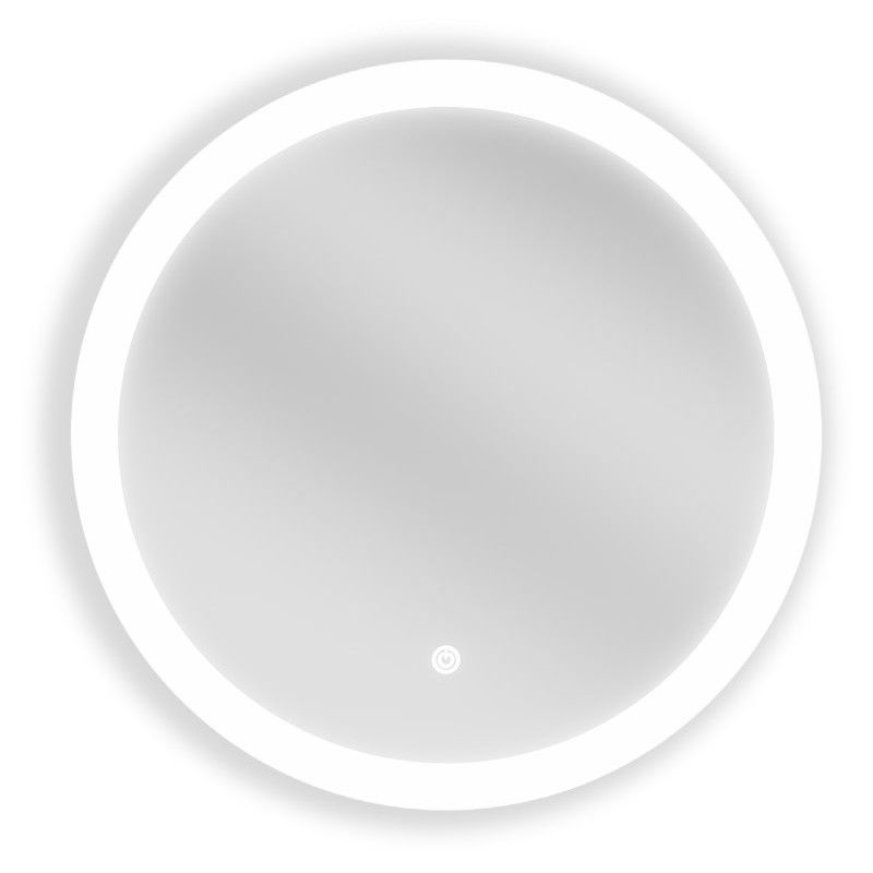 Mexen Oro beleuchteter Badezimmerspiegel, rund 50 cm, LED 6000K, Antibeschlag - 9824-050-050-611-00