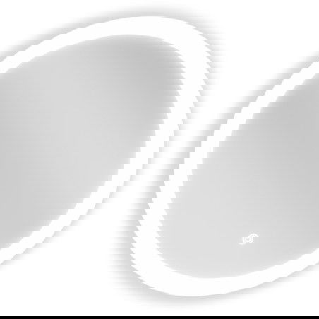 Mexen Oro beleuchteter Badezimmerspiegel, rund 50 cm, LED 6000K, Antibeschlag - 9824-050-050-611-00