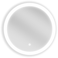 Mexen Oro beleuchteter Badezimmerspiegel, rund 50 cm, LED 6000K, Antibeschlag - 9824-050-050-611-00