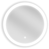 Mexen Oro osvijetljeno okruglo kupaonsko ogledalo, 50 cm, LED 6000K, protiv zamagljivanja - 9824-050-050-611-00