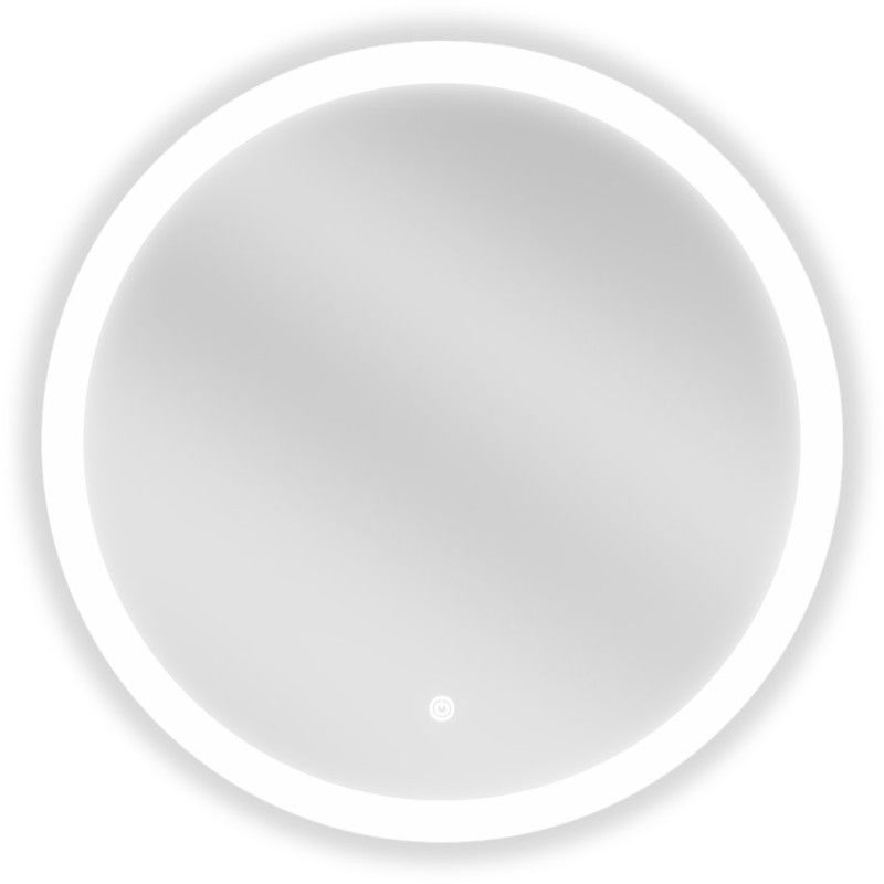 Mexen Oro beleuchteter Badezimmerspiegel, rund 60 cm, LED 6000K, Antibeschlag - 9824-060-060-611-00
