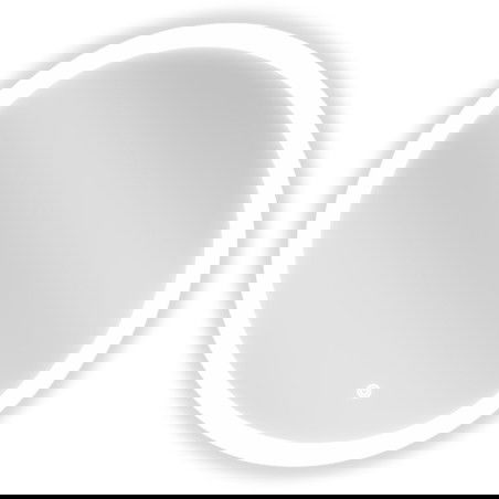 Mexen Oro rund LED-bakgrundsbelyst badrumsspegel, 60 cm, 6000K, imfri - 9824-060-060-611-00