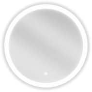 Mexen Oro osvijetljeno okruglo kupaonsko ogledalo, 60 cm, LED 6000K, protiv zamagljivanja - 9824-060-060-611-00