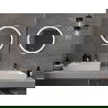 Mexen Oro beleuchteter Badezimmerspiegel, rund 60 cm, LED 6000K, Antibeschlag - 9824-060-060-611-00