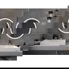 Mexen Oro beleuchteter Badezimmerspiegel, rund 70 cm, LED 6000K, Antibeschlag - 9824-070-070-611-00