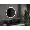 Mexen Oro ronde, verlichte badkamerspiegel, 80 cm, LED 6000K, antivries - 9824-080-080-611-00