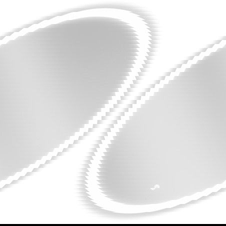 Mexen Oro beleuchte Badezimmerspigel, ronnen, 80 cm, LED 6000K, anti-Fiicht - 9824-080-080-611-00