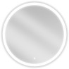 Mexen Oro verlichte badkamerspiegel, rond 80 cm, LED 6000K, anti-condens - 9824-080-080-611-00
