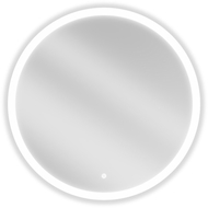 Mexen Oro beleuchteter Badezimmerspiegel, rund 80 cm, LED 6000K, Antibeschlag - 9824-080-080-611-00