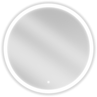 Mexen Oro verlichte badkamerspiegel, rond 80 cm, LED 6000K, anti-condens - 9824-080-080-611-00