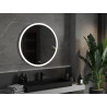 Mexen Oro beleuchteter Badezimmerspiegel, rund 90 cm, LED 6000K, Antibeschlag - 9824-090-090-611-00