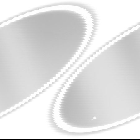 Mexen Oro miroir de salle de bain éclairé, rond 90 cm, LED 6000K, antibuée - 9824-090-090-611-00