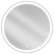 Mexen Oro beleuchteter, runder LED-Badezimmerspiegel 90 cm, 6000K, Antibeschlag - 9824-090-090-611-00