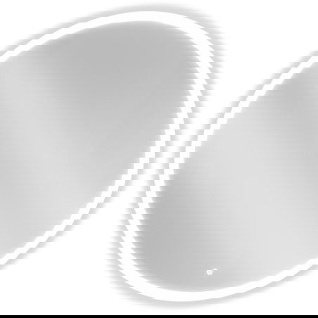 Mexen Oro φωτιζόμενος στρογγυλός καθρέφτης μπάνιου, 100 cm, LED 6000K,