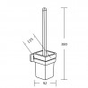 Mexen Asis WC-hari, kroom - 7017650-00