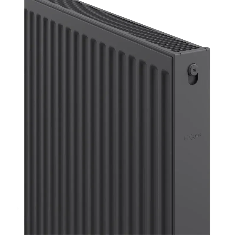 Mexen C21 plaatradiator 400 x 1300 mm, zij aansluiting, 1204 W, antraciet - W421-040-130-66
