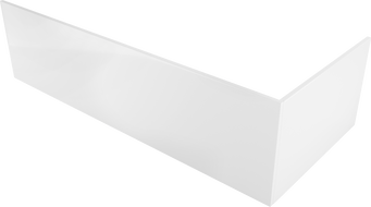 Mexen Uni ohišje za pravokotno kad 130x70 cm, belo - 55099-13070