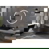 Mexen Esso miroir de salle de bain éclairé, rond 90 cm, LED 6000K, anti-buée, cadre doré - 9825-090-090-611-50