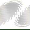 Mexen Esso upplyst badrumsspegel, rund 100 cm, LED 6000K, antifog, guldram - 9825-100-100-611-50