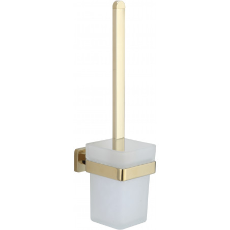 Mexen Asis brosse de toilettes, dorée - 7017650-50
