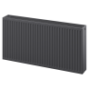 Mexen C33 panel radiator 400 x 1600 mm, side connection, 2702 W, anthracite - W433-040-160-66