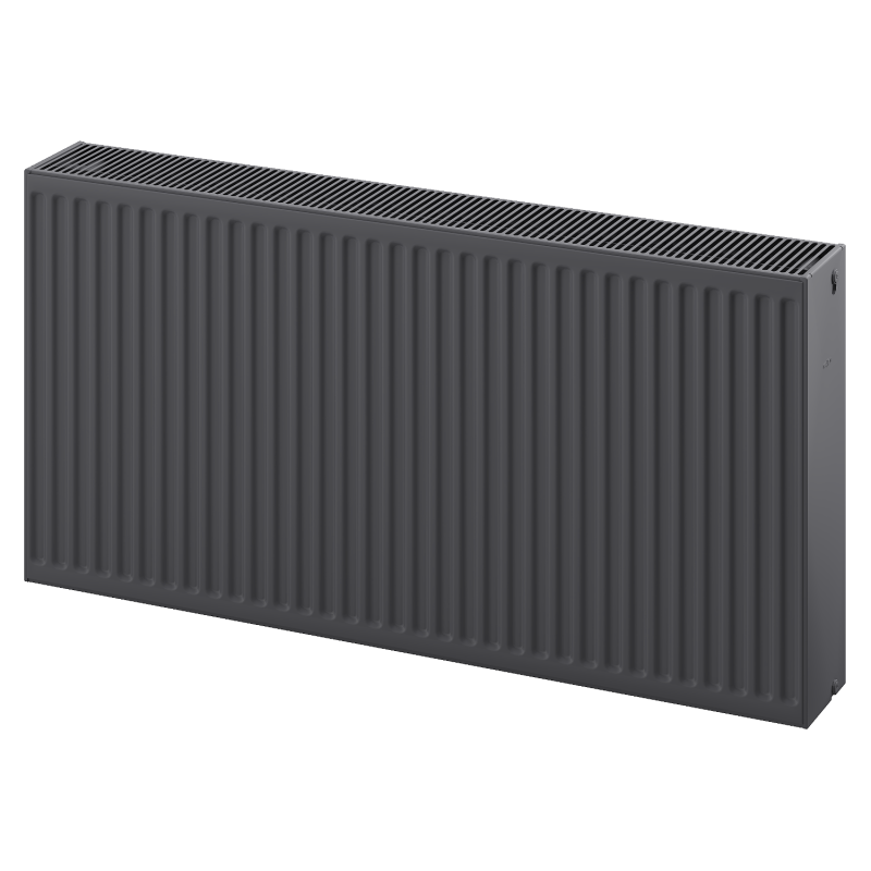 Mexen C33 plāksnes radiators 500 x 2200 mm, sānu pieslēgums, 4446 W, antracīts - W433-050-220-66