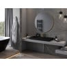 Mexen Loft lustro łazienkowe okragłe 100 cm, rama złota - 9850-100-100-000-50