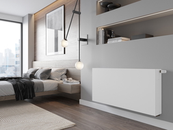 Mexen Flat CVF33 radiateur en tôle 300 x 1800 mm, connexion inférieure, 2232 W, blanc - W633F-030-180-00